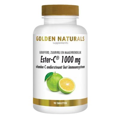 Golden Naturals Ester-C 1000mg Foto van Golden Naturals Ester-C 1000mg