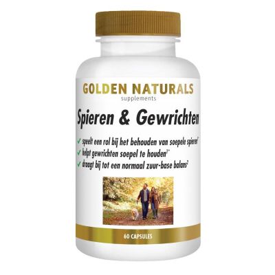 Golden Naturals Spieren & Gewrichten 60 capsules - Overige vitaminen/mineralen