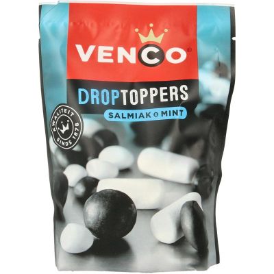 Venco Droptoppers salmiak mint