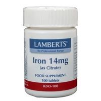 Lamberts IJzer citraat 14 mg