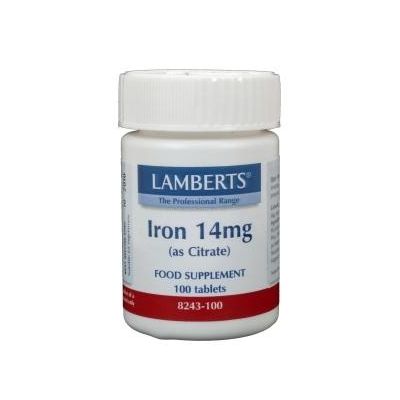 Lamberts IJzer citraat 14 mg