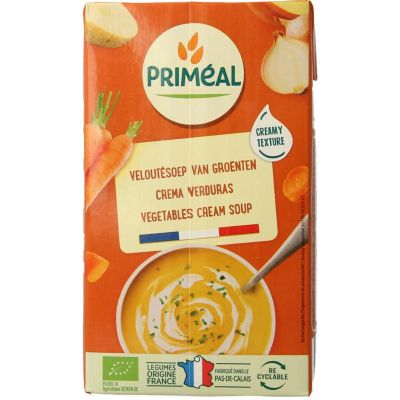Primeal Groentecremesoep bio 1 liter - Voeding