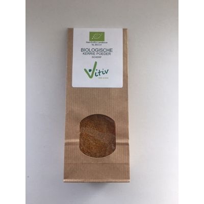 Vitiv Kerrie poeder scherp Vitiv Kerrie poeder scherp 50 gram - Overig reform/levensmiddelen