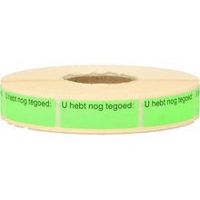 Foto van Spruyt Hillen Etiket U hebt nog tegoed