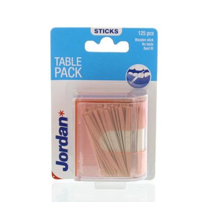 Jordan Tandenstoker tafeldispenser 125 stuks 1 stuk - Tandenborstel