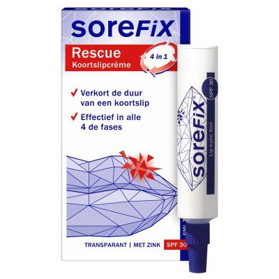 Foto van Sorefix Rescue koortslipcreme
