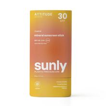 Foto van Attitude Sunly zonnebrandstick SPF30 tropisch
