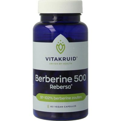 Vitakruid Berberine 500 Rebersa? 97-102% berberine zouten 60 vcaps - Overige vitaminen/mineralen