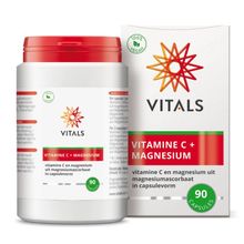 Vitals Vitamine C met magnesium Foto van Vitals Vitamine C met magnesium