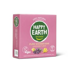 Foto van Happy Earth Showerbar lavender ylang