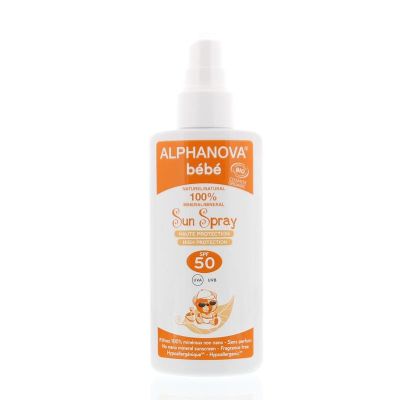 Alphanova Sun Sun zonnebrand creme SPF50 baby zonder parfum