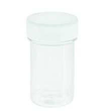 Foto van Plastobel tabletfles transparant gedopt 20 ml