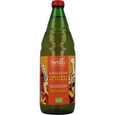 Fertilia Appelazijn natuur troebel 750 Milliliter - Overig reform/levensmiddelen