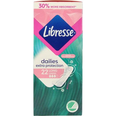 Libresse Inlegkruisje extra protect long 22 stuks - Inlegkruisjes