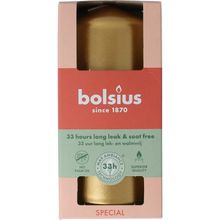 Foto van Bolsius Stompkaars 120/58 golden orange