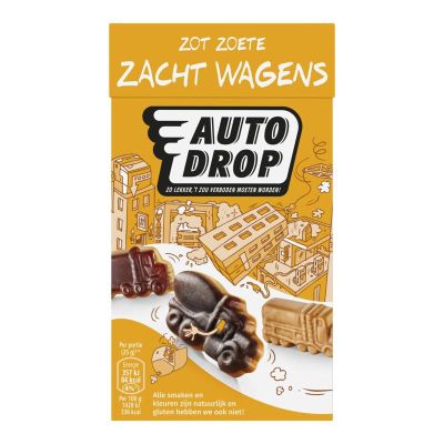 Autodrop Zacht wagens doos Autodrop Zacht wagens doos 235 gram - Snoep en chocola