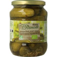Foto van Bionova Augurken zoet zuur