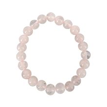 Foto van Ruben Robijn Kralenarmband roze kwarts 8 mm
