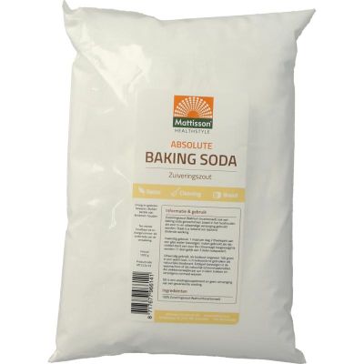 Mattisson Baking soda - zuiveringszout (natriumbicarbonaat) 1 kilogram - Keukenzout en specerijen