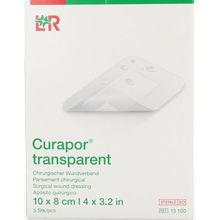 Foto van Curapor Transparant 10 x 8 cm steriel