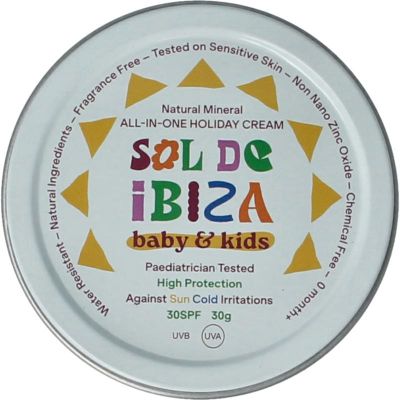 Sol de Ibiza besch crm bby&kds mi spf30 bio - In de zon