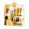 Afbeelding van Cadeau doos champagneflesjes van harte