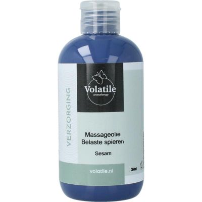 Foto van Volatile Massageolie sesam belaste spieren