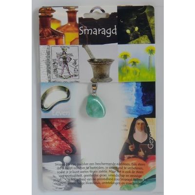 Hanger gezondheidssteen smaragd 1 stuks - 