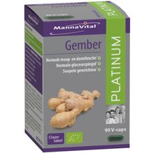 Foto van Mannavital Gember bio platinum