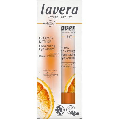 Lavera Glow illuminating eye creme 15 Milliliter - Oogverzorging