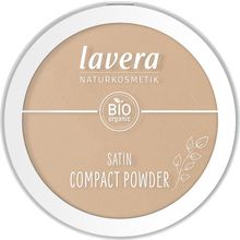 Foto van Lavera Satin compact powder tanned 03 EN-FR-IT-DE