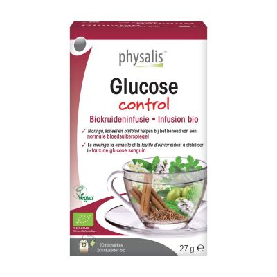 Physalis Glucose control infusion bio 20 zakjes - Thee