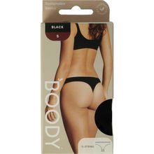 Boody G-string zwart S Foto van Boody G-string zwart S