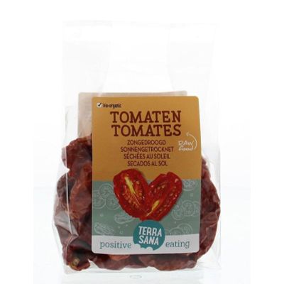 Terrasana Raw tomaten zongedroogd 100 gram - Overig reform/levensmiddelen