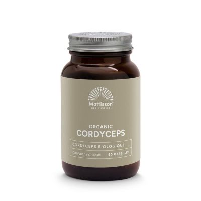 Mattisson Absolute cordyceps 525 mg organic 60 vcaps - Mycotherapie Paddestoelen