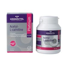 Foto van Mannavital Acetyl-l-carnitine platinum