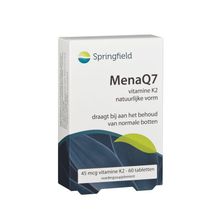 Foto van Springfield MenaQ7 vitamine K2 45 mcg