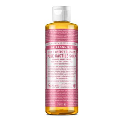 Dr Bronners Liquid soap cherry blossom