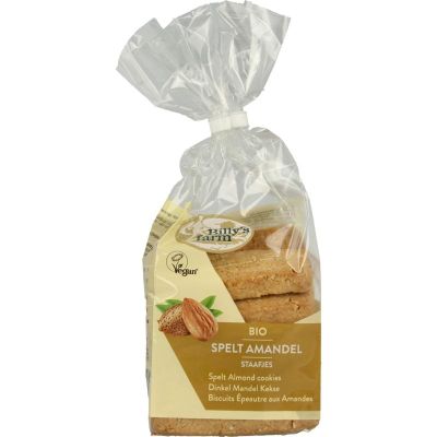 Billy's Farm Speltstaafjes amandel bio Billy's Farm Speltstaafjes amandel bio 175 gram - Koek