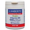 Afbeelding van Lamberts Vitamine D3 1000IE 25 mcg vegan