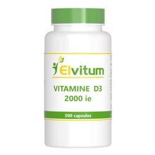 Foto van Elvitaal Vitamine D3 2000 IE