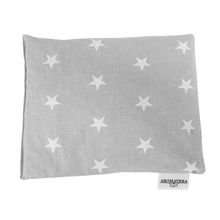 Foto van Aroma Vera Kersenpitkussen grijs-ster