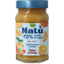 Foto van Natu Sinasappel jam -70% suiker