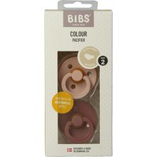 Foto van Bibs Fopspeen orthodontisch maat 2 blush/woodstock
