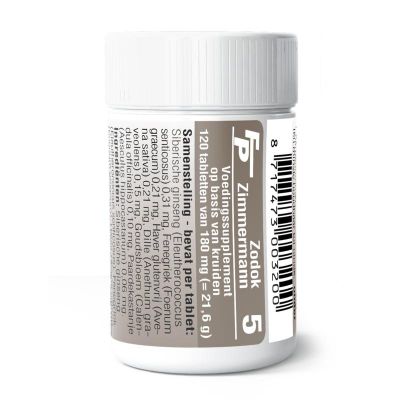 Medizimm Zodok 5 120 tabletten - Fytotherapie