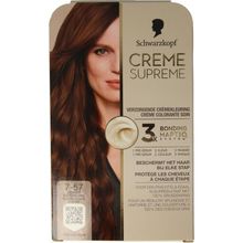 Foto van Schwarzkopf Creme supreme 7-57 donker blond