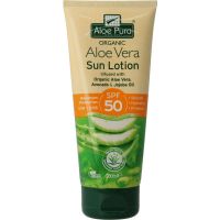 Optima Aloe pura organic aloe vera zonnelotion SPF50