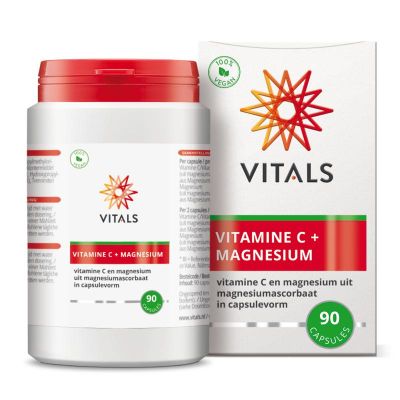 Vitals Vitamine C met magnesium Vitals Vitamine C met magnesium 90 capsules - Vitamine enkel