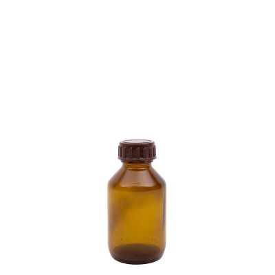 Medicijnfles gedopt bruin 100 ml 28 mm 27 stuks - 