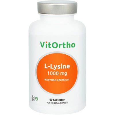 Vitortho L-lysine 1000 mg 60 tabletten - Aminozuren